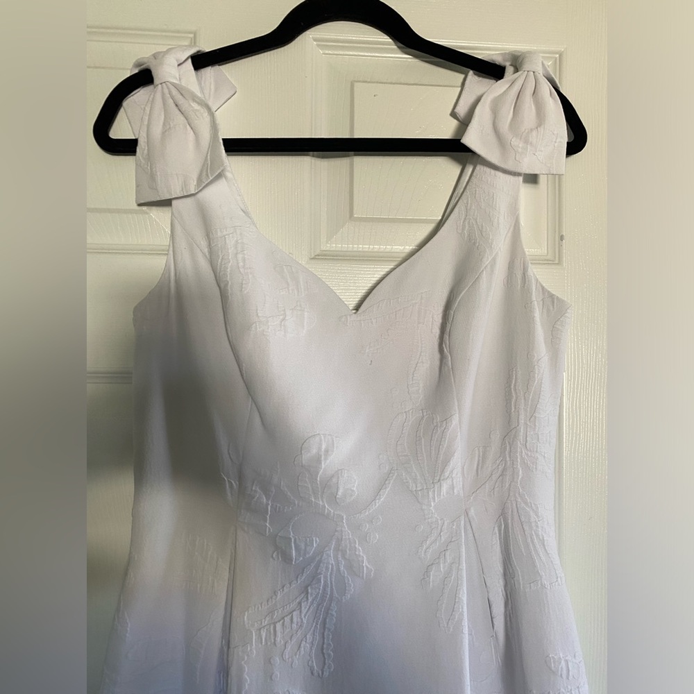Lilly Pulitzer White Bow Dress